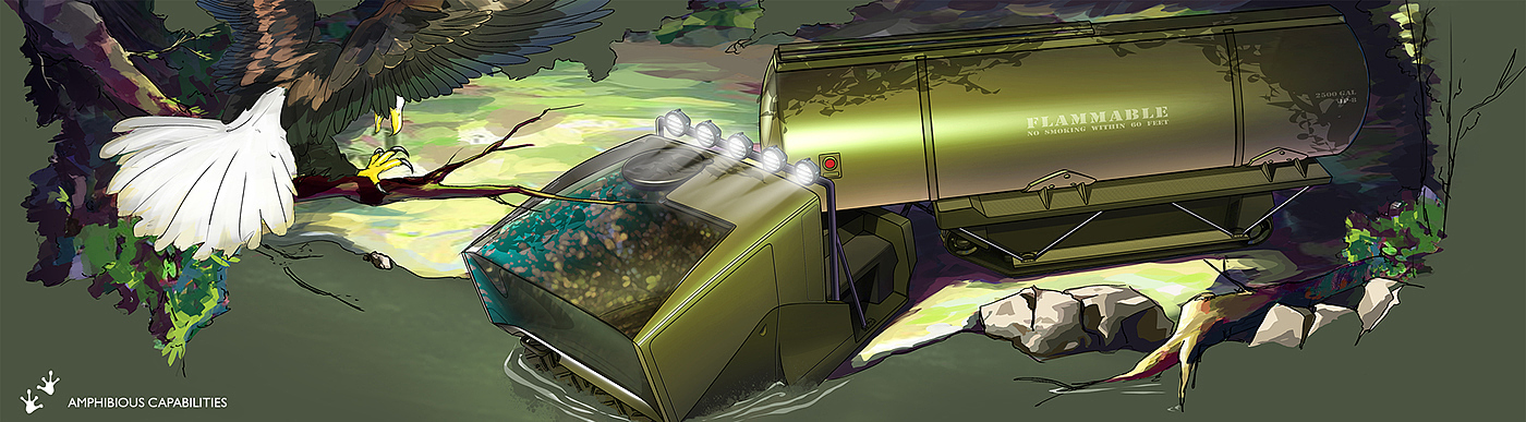 tetris，conceptual design，transport，manned，industrial design，army，